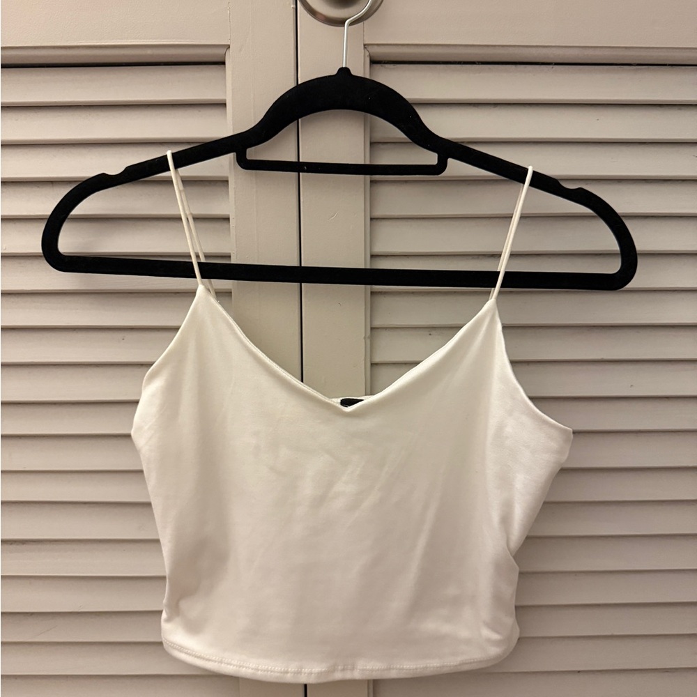 White Women's Camisole Top